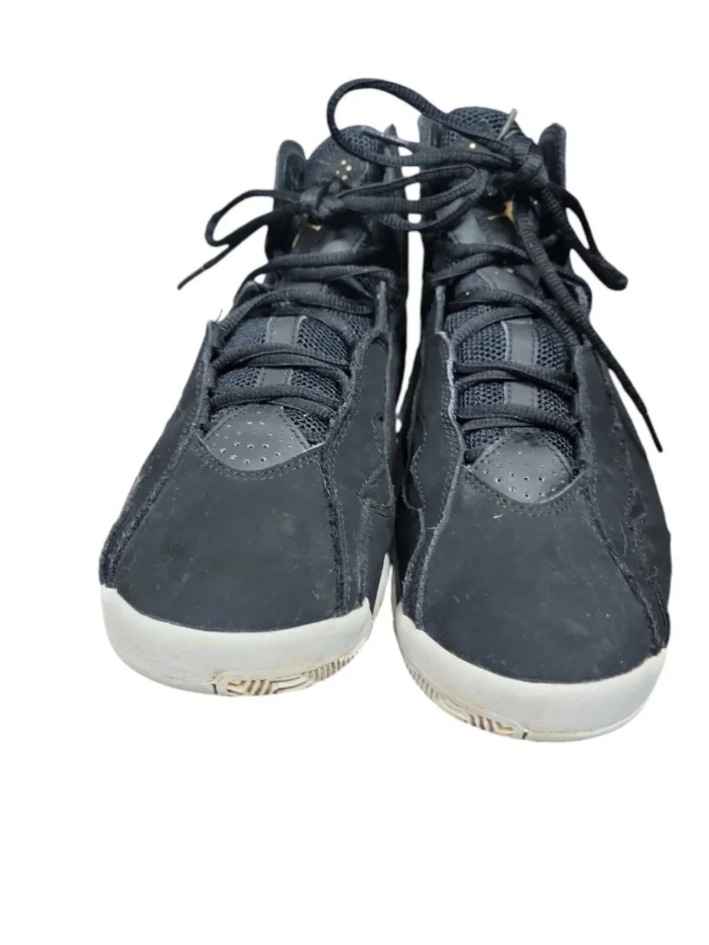 Jordan True Flight Black White Gold Style 342964-026 Release 2016 Size 10 Rare